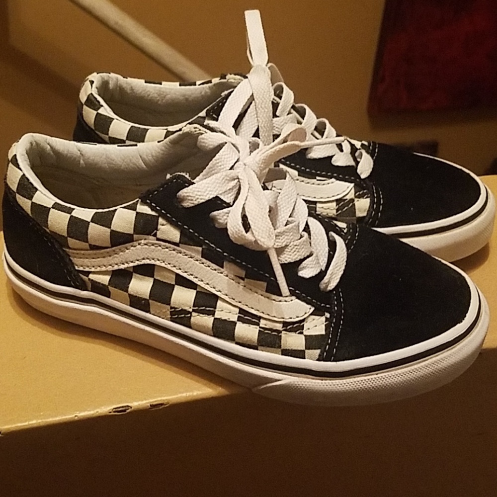 Checkered vans
